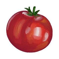 tomato isolated on transparent background 