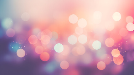 Bokeh bubble pastel purple pink glow bright abstract bokeh background 