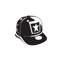 american football cap vector