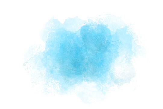 Free background Watercolor blue colorful watercolor background abstract abstract blue watercolor on white background color splash on paper it is hand drawn Isolate on transparent background PNG file