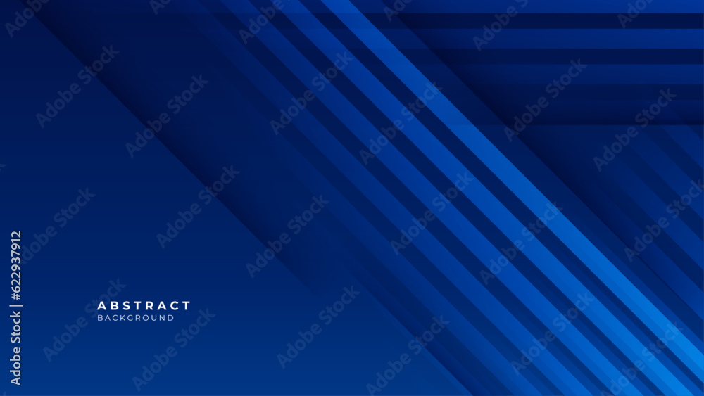 Wall mural vector abstract graphic design blue banner pattern presentation background web template.