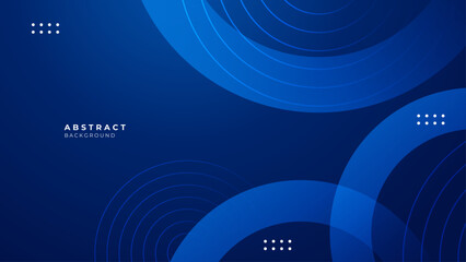 Memphis Blue geometric shapes light background vector. Modern diagonal presentation background.