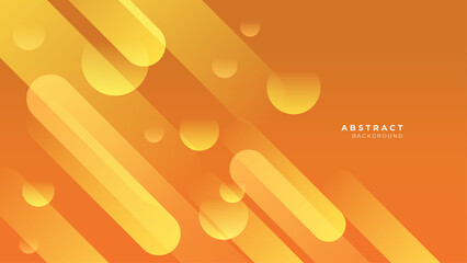 Vector abstract graphic design orange banner pattern presentation background web template.