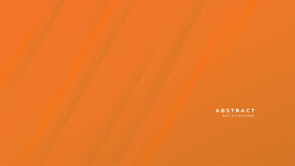 Modern orange geometric shapes abstract technology background.