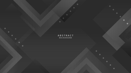 Black shape abstract background. Template for wallpaper, banner, presentation, background