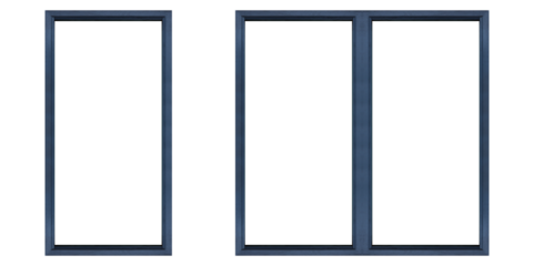 Black window frame
