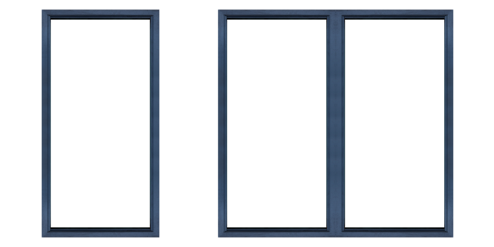 Black window frame