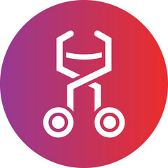 Vector Design Eyelash Curler Icon Style