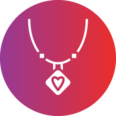 Vector Design Necklace Icon Style