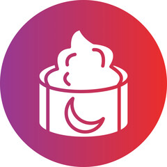 Vector Design Night Cream Icon Style