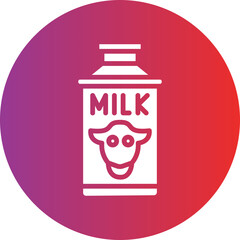 Vector Design Milk Bucket Icon Style