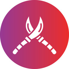 Vector Design Pruners Icon Style