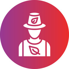Vector Design Farmer Icon Style