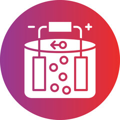Vector Design Electrolysis Icon Style