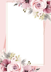 Vintage floral background