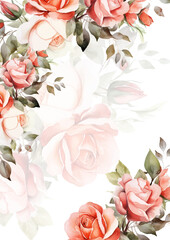 Vintage floral background
