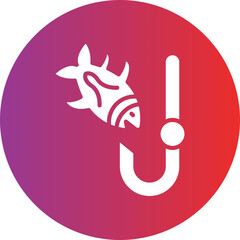 Vector Design Bait Fishing Icon Style
