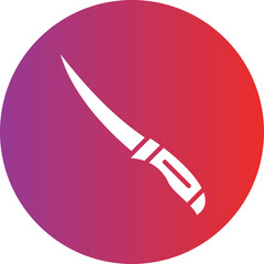 Vector Design Fillet Knife Icon Style