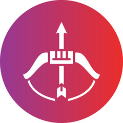 Vector Design Crossbow Icon Style