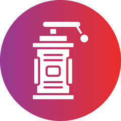 Vector Design Smoke Grenade Icon Style