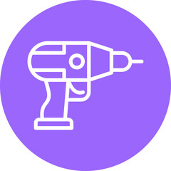 Vector Design Hand Drill Icon Style