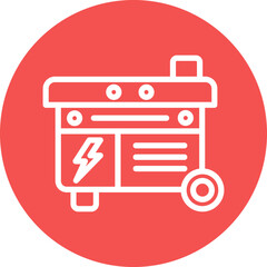 Vector Design Electric Generator Icon Style