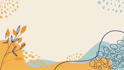 Abstract background. Trendy abstract banner with copy space. Template for social media. Sale banner.