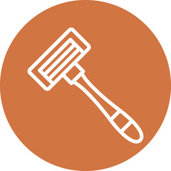 Vector Design Razor Icon Style