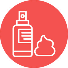 Obraz premium Vector Design Barber Foam Icon Style