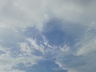 Naklejka na ściany i meble clouds over the blue sky