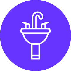 Vector Design Sink Icon Style