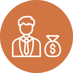 Vector Design Investors Icon Style