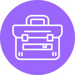 Vector Design Briefcase Icon Style