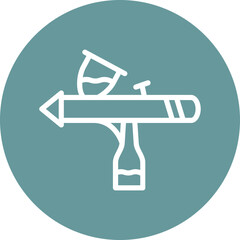 Vector Design Airbrush Icon Style