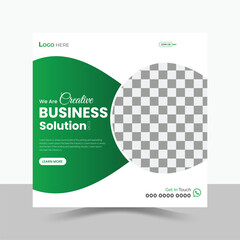 Business, Corporate Social Media Post Design.