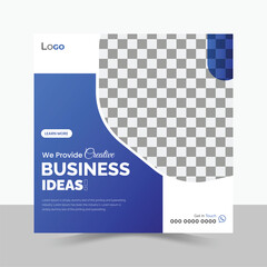 Business, Corporate Social Media Post Design.