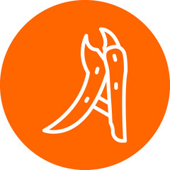 Vector Design Locking Pliers Icon Style