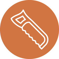 Vector Design Hacksaw Icon Style
