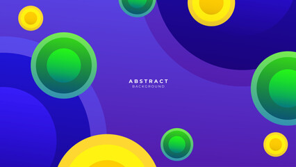 Modern colorful geometric shapes 3d abstract technology background. Vector abstract graphic design banner pattern presentation background web template.