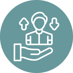 Vector Design Internal Referral Icon Style