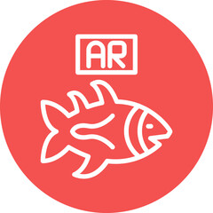 Vector Design Ar Fishing Icon Style