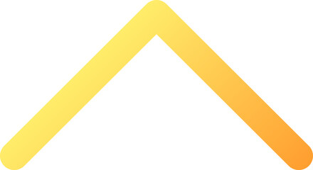 Scroll up pixel perfect flat gradient color ui icon. View chat history. Show previous messages. Simple filled pictogram. GUI, UX design for mobile application. Vector isolated RGB illustration