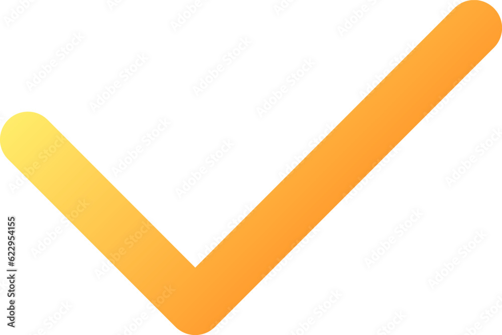 Poster checkmark pixel perfect flat gradient color ui icon. send message. unread status. online communicati