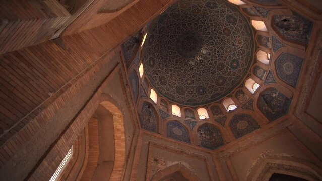 Dome Of Turabeg Khanym Mausoleum Konye Urgench Turkmenistan
