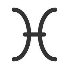 Abstract zodiac icon. Line linear symbol. Signs vector  illustrator. Aquarius, Capricorn, Sagittarius, Scorpio, Libra, Virgo, Leo, Cancer, Gemini, Taurus, Aries, Pisces