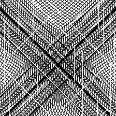black and white net or fishing net background with cuts
