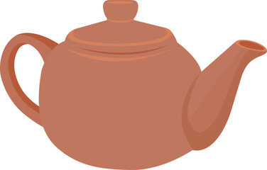 brown teapot