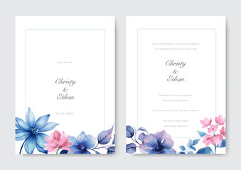 Vector peony floral frame and background design