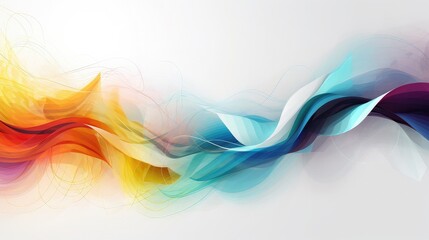 Fototapeta premium Spectrum Streaks Mesmerizing Line Rainbow Background