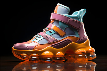 Futuristic kicks sleek and stylish sneaker